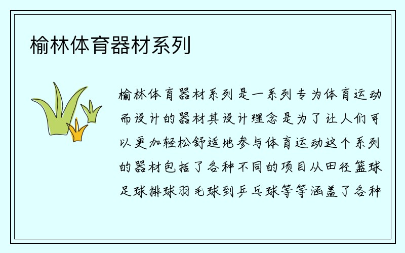 榆林体育器材系列